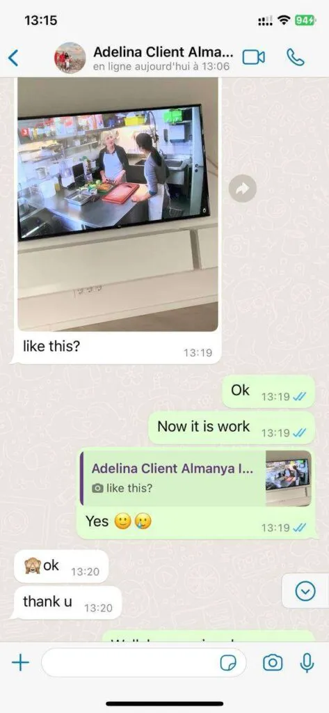 WhatsApp ervaring met Watchtivo IPTV support 4