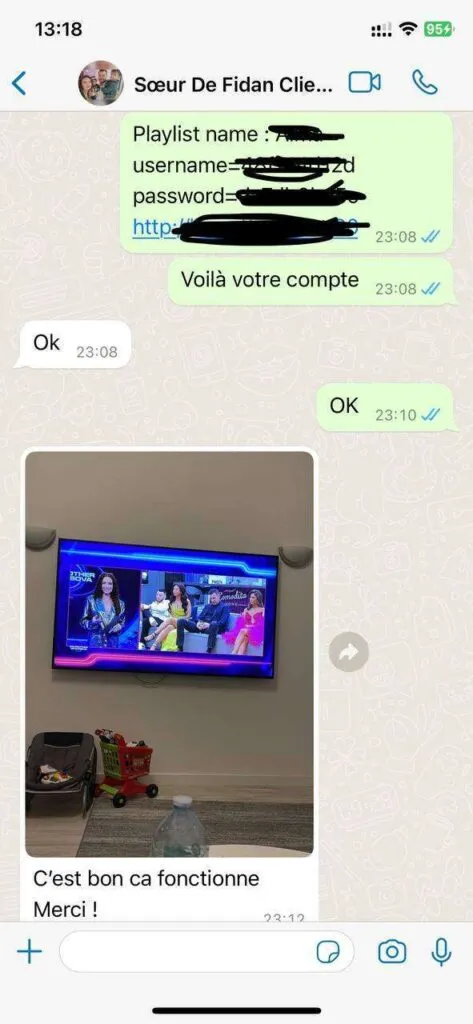 WhatsApp ervaring met Watchtivo IPTV support 6